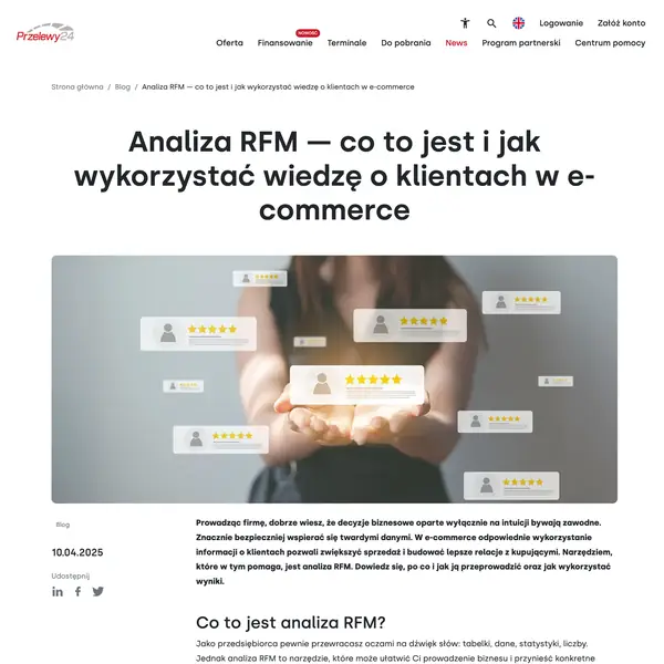 Analiza RFM w e-commerce