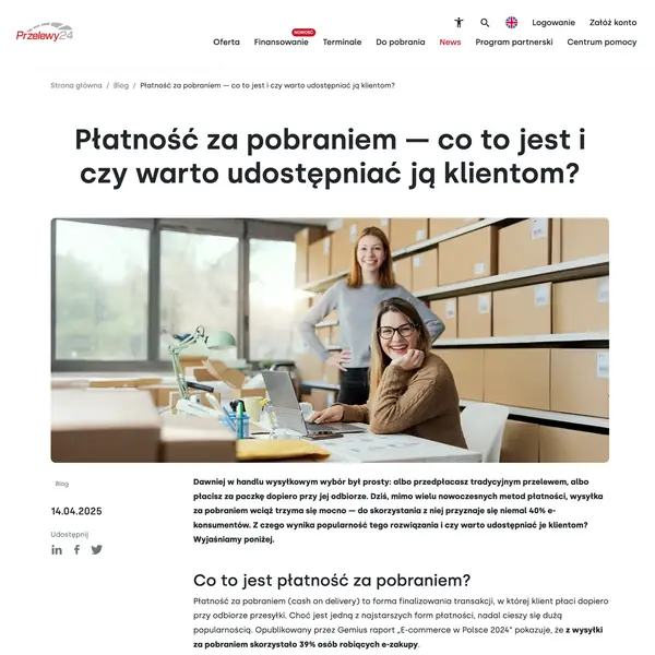 Płatność za pobraniem