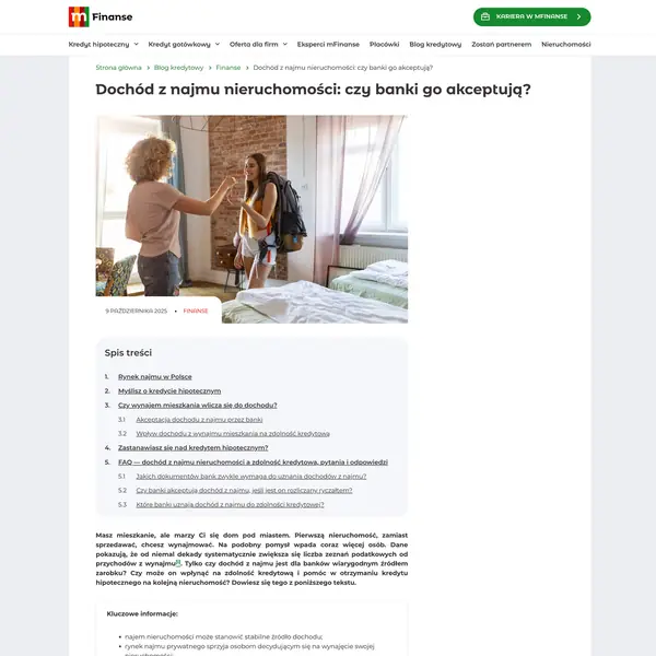 Kredyty hipoteczne