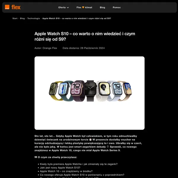 Apple Watch 10 — co warto wiedzieć?