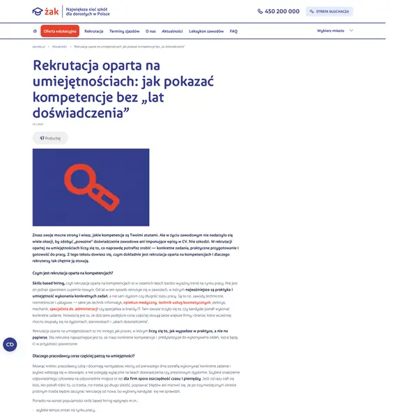 Rekrutacja oparta na umiejętnościach