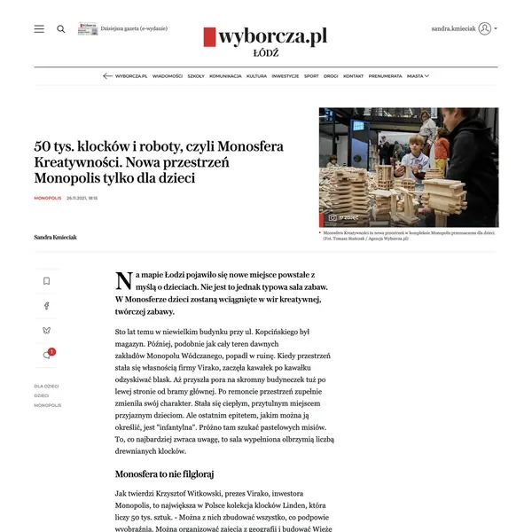 50 tys klockow i roboty czyli monosfera kreatywnosci nowa