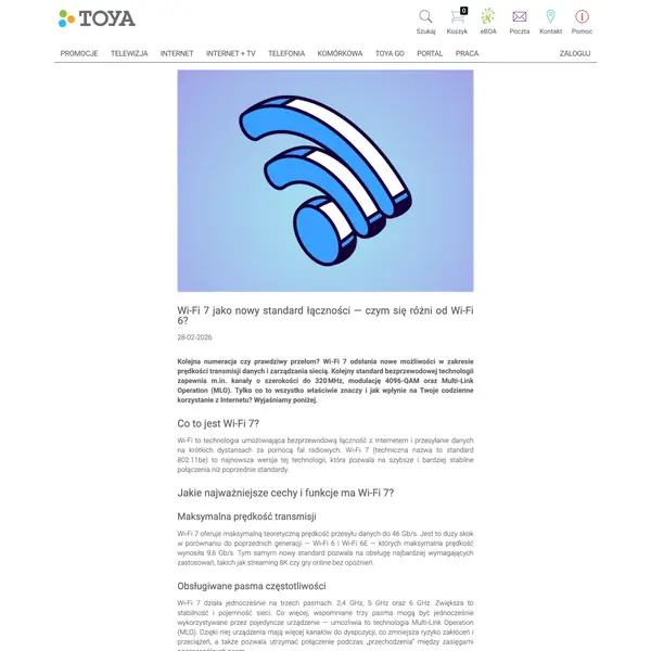 WiFi 7 — nowy standard łączności