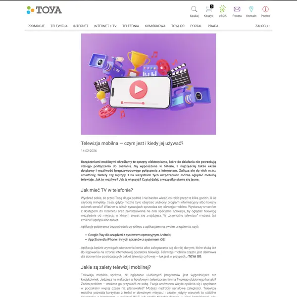 Telewizja mobilna — czym jest?