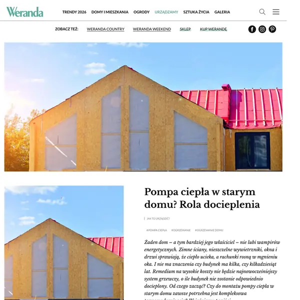 Pompa ciepła w starym domu